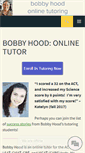 Mobile Screenshot of bobbyhoodtestprep.com