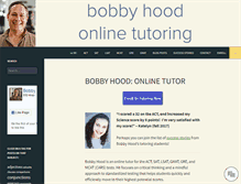 Tablet Screenshot of bobbyhoodtestprep.com